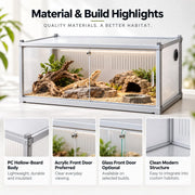 4x2x2 Reptile Enclosure Guide: Dimensions, Species Fit & Material Options