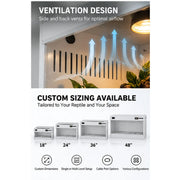 Custom PVC Reptile Enclosure – Standard & Smart Temperature Control