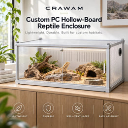 Custom PC Hollow-Board Reptile Enclosure