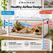Custom PC Hollow-Board Reptile Enclosure