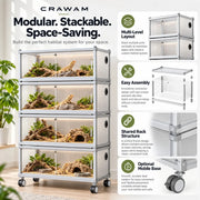 Custom PC Hollow-Board Reptile Enclosure