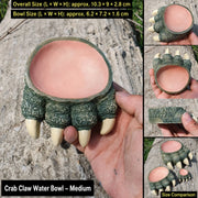 Lizard Claw Reptile Water Basin Food Dish for Terrariums
