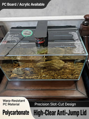 Anti-Jump Fish Tank Cover Clear Acrylic Protective Shield 5mm